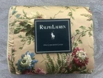 Ralph Lauren Adriana Floral King Duvet / Comforter Cover 450 Tc Vintage, Rare!. Fixed Price $849.99.