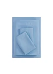 Mainstays Basic Value Microfiber Bed Sheet Set, Wrinkle Resistant, Light Blue,. Fixed Price $29.99.