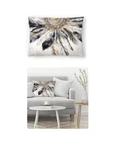 New East Urban Home Necklace Of Feathers Lumbar Throw Pillow 14X20 $80 BB233. Fixed Price $19.49.