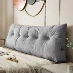 Cnsmak Triangular Wedge Headboard Pillows Twin SIZE:39.4X15.7X5IN, Dark Grey. Fixed Price $49.99.