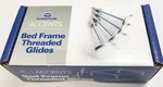 Mantua Accents Bed Frame Adjustable Threaded Glides W/ Nylon Base 4.5" Feet X. Fixed Price $19.88.