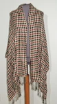 The Royal Standard Black / Red Cream Houndstooth Cotton Scarf Nwt. Fixed Price $12.00.