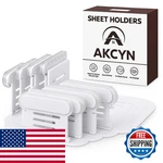 Akcyn Bed Holders For Corners 4-PACK Suspenders Sheets. Fixed Price $44.93.