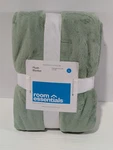 Room Essentials Plush Throw Blanket Twin Xl Sage Green Midweight Cozy & Soft. Fixed Price $12.65.