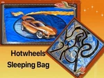 Vintage Hot Wheels Race Car Sleeping Bag & Track Print Mattel 2001. Fixed Price $21.99.