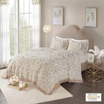 Madison Park 3 Pieces 100% Cotton Quilt Set, Chenille Tufted, Boho Medallion. Fixed Price $79.99.