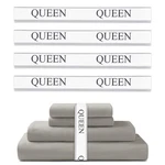 Bed Sheet Organizer Bands - Keepers & Elastic Storage For Linen Closet .... Fixed Price $30.34.