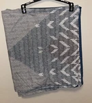 Ink+ivy 100% Cotton Storm Blue Boho Geometric Pattern King Pillow Shams Set Of 2. Fixed Price $19.99.