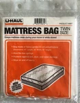 Uhaul 2 Mil Mattress Bag Twin Size 87'' X 39'' 10" Dust Bug Waterproof New. Fixed Price $10.99.