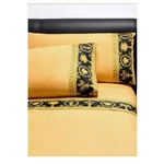 Nib Versace Home Bed Sheet Set 4 Pieces Gold Yellow Barocco Print King Size. Fixed Price $890.00.