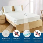 Waterproof Bed Bug Allergy Relief Mattress Cover Hypoallergenic Encasement Vinyl. Fixed Price $42.97.