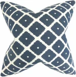 The Pillow Collection Fallon Geometric Bedding Sham Blue, EURO/26" X. Fixed Price $81.28.