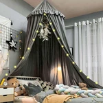 Hommi Lovvi Bed Canopy For Girls, Dreamy Frills Ceiling Hanging Princess Cano.... Fixed Price $58.17.