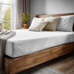 Bargoose Basic- 100% Polypropylene, Mattress Protector, Fitted Style. Fixed Price $12.99.