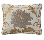 Waterford Linens Ansonia Jacquard Damask King Pillow Shams Set Of 2 Gold Floral. Fixed Price $34.99.