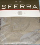 Sferra Cora Standard Sham SET/2 Floral Egyptian Cotton Sateen Jacquard Italy New. Fixed Price $107.90.