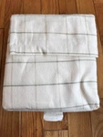 Threshold Flannel Sheet Set 3 Pc Ivory Green Tan Plaid Twin Thick Soft Warm. Fixed Price $29.00.