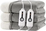 Serta Electric Blanket Fleece To Sherpa Heated Throw Queen Twin King. Fixed Price $85.99.