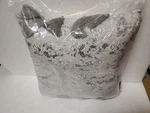 Sky Ines Distressed Metallic Diamond Tassels 18 Decorative Throw Pillow Silver. Fixed Price $27.99.
