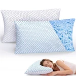 2 Pack Cooling Queen Size Shredded Memory Foam Pillows For Sleep. Fixed Price $41.64.