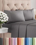 Queen Size 4 Piece Set - Comfy Breathable & Cooling Bed Hotel. Fixed Price $37.80.