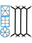 3 Pcs Tuyeabc Bed Sheet Holder Straps, Triangle Adjustable Elastic Fitted Clips. Fixed Price $8.99.