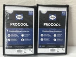 New Sealy Procool Zippered Cooling Pillow Protector 2-PACK 20X28 Queen Msrp $52. Fixed Price $20.95.