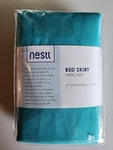 Nestl Bed Skirt Size Twin 14" Tailored Drop 39"X75" 90GSM Brushed Microfiber Nip. Fixed Price $10.00.