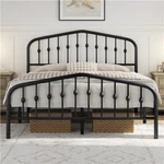 Metal Bed Frames Platform With Arched Headboard/footboard No Box Spring. Fixed Price $74.99.