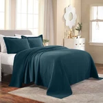 Fleur Lis Cotton Matelasse Decorative Bedspread And Pillow Sham Set. Fixed Price $136.80.
