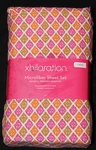 Xhilaration Orange Multi Color Diamond Twin Sheet Set Polyester New #0927. Fixed Price $29.99.
