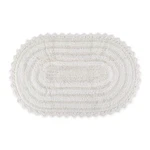Stylish 100 Cotton Oval Crochet Bath Mat 21X34 Non Slip Durable Design. Fixed Price $22.69.
