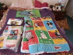 1992 Thomas Tank Engine Twin Bed Set Comforter, Fitted & Flat Sheet, Skirt. Fixed Price $39.24.