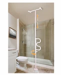 Stander Security-pole Curve Grab Bar, Tension Mounted Floor To Ceiling. Fixed Price $50.00.
