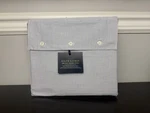 Ralph Lauren Organic Cotton Oxford Stripe Deep Fitted Sheet Queen. Fixed Price $150.00.