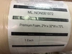 Medline NON081972 Premium Convoluted Eggcrate Overlay Foam Twin 32" X 73". Fixed Price $26.99.