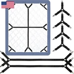 Attmu Bed Sheet Straps 6 Pack Fitted Fasteners Clips Adjustable. Fixed Price $16.37.