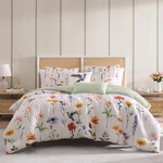 Bebejan Fresh Cut Flowers 100% Cotton Sateen 5 Piece Reversible Comforter Set. Fixed Price $139.99.