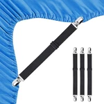 Beadnova Bed Sheet Straps 4 Pcs Holders Fitted California King. Fixed Price $9.21.