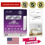 Allerease Flexfit Waterproof Twin Mattress Protector - Advanced Allergy Shield. Fixed Price $62.99.