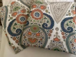 Pottery Barn 2 Gisela Paisley Euro Pillow Shams Boho Bedding Decor. Fixed Price $29.99.