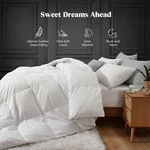Extra Winter Warm Down Comforter Gusseted Edge, King And Queen Sized Bed Blanket. Fixed Price $71.99.
