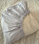 Restoration Hardware Rh Baby & Child Fitted Bassinet Cover Organic Linen Cotton!. Fixed Price $34.99.