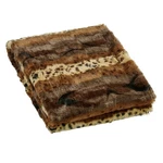Brushed Leopard Print Faux Fur Throw Blanket Double-sided Heavy Soft & Warm. Fixed Price $35.09.
