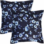 Pointehaven 300 Thread Count Single Ply Euro Sham Water Petals Navy Blue. Fixed Price $13.99.