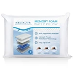 Pillow Memory Foam Adjustable Waterbase Standard Queen Model 1033 Mediflow. Fixed Price $129.99.