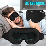 3D Travel Silk Eye Mask Sleeping Soft Padded Shade Cover Rest Relax Blindfold. Fixed Price $5.90.