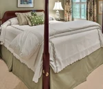 Queen Size Quilted Coverlet Bedspread Lightweight Pillow Tuck Bedding Pristine. Fixed Price $185.95.