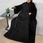 Wearable Blanket With Sleeves Pocket Tv Throw Adult Women Warm Soft. Fixed Price $39.99.