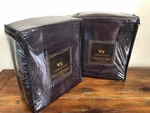 2 Veratex Alamosa Drapery Pairs + Tiebacks Black Velvet 50X84 (4 Panels). Fixed Price $129.93.